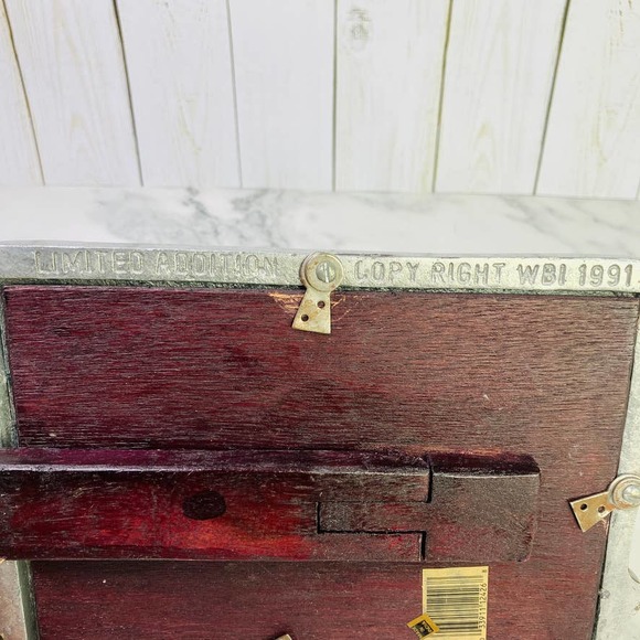 Vintage Limited Addition Rabbit Bunny Picture Frame Aluminum 1991 - Picture 5 of 7